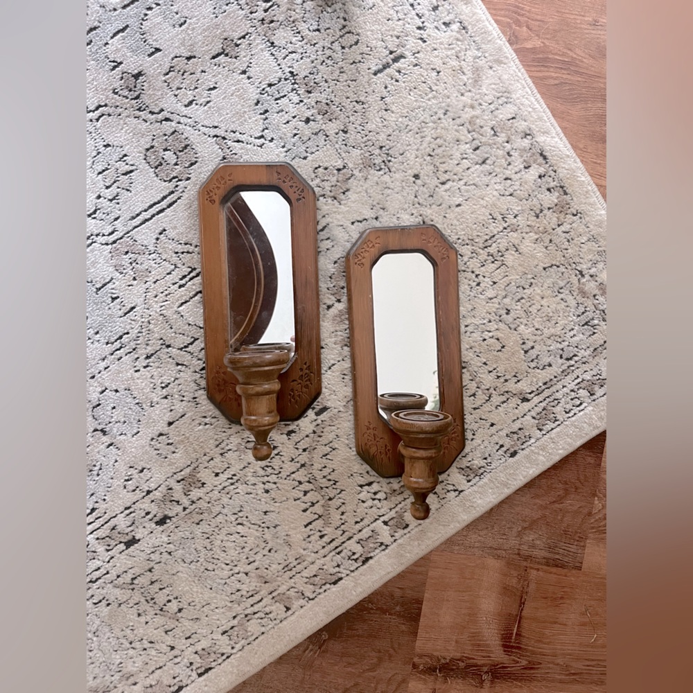 Mirror Candle Holders